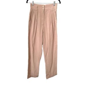 BISCUIT Aline Pinstriped Trouser High Waist NWT Sz XS‎
